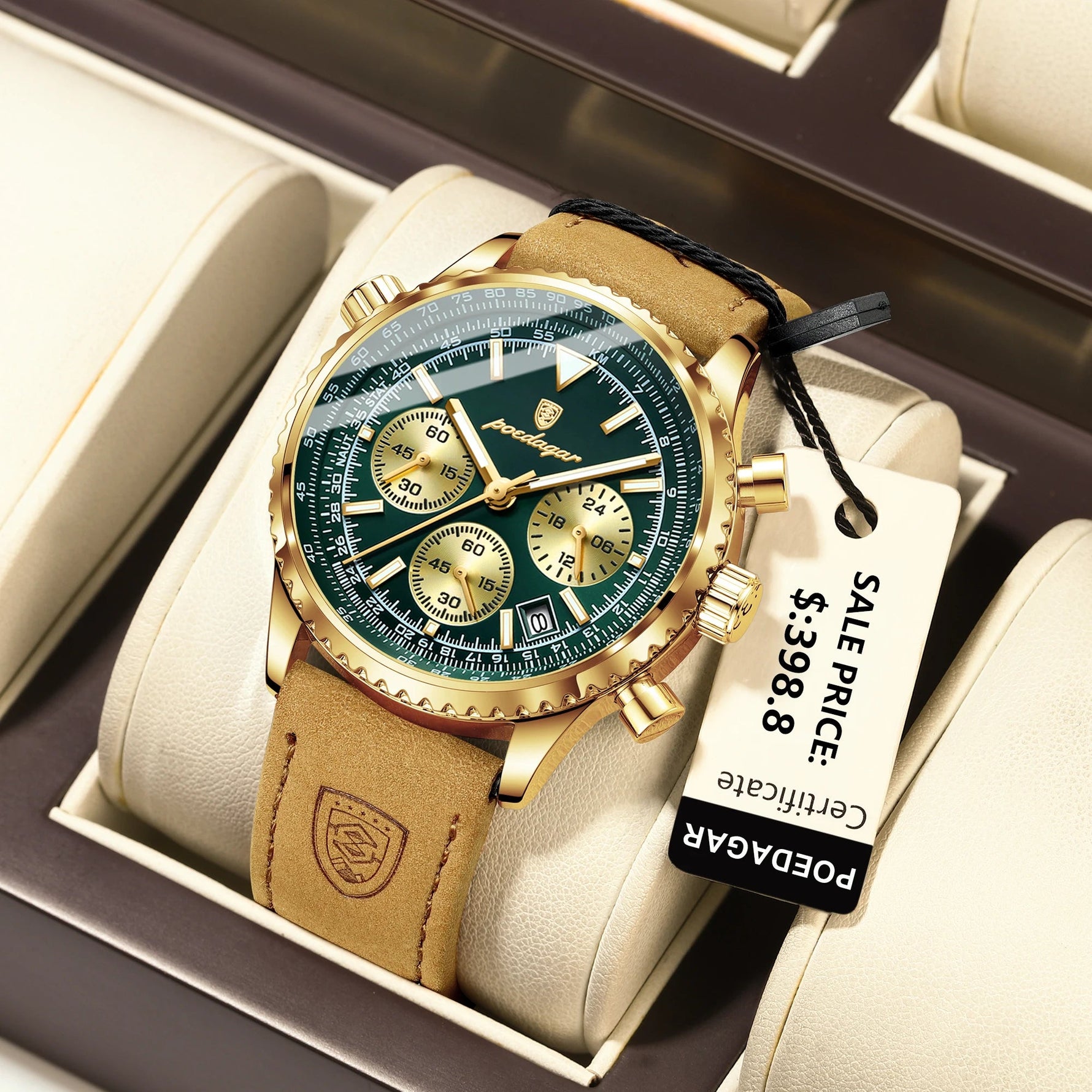 Men's Quartz Watch Waterproof - Shabdeez Store