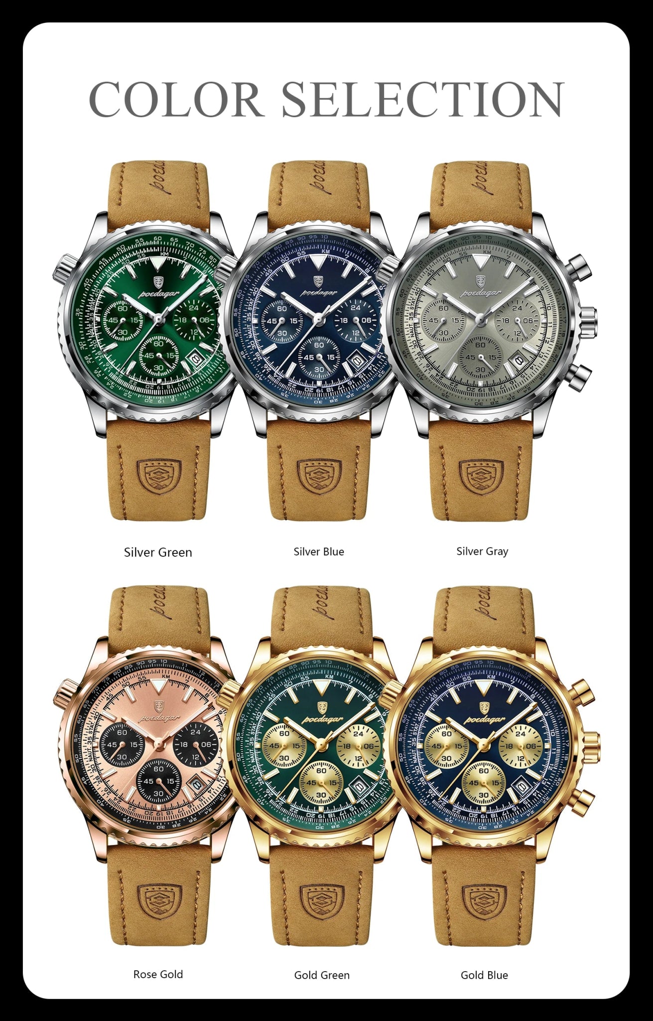 Men's Quartz Watch Waterproof - Shabdeez Store