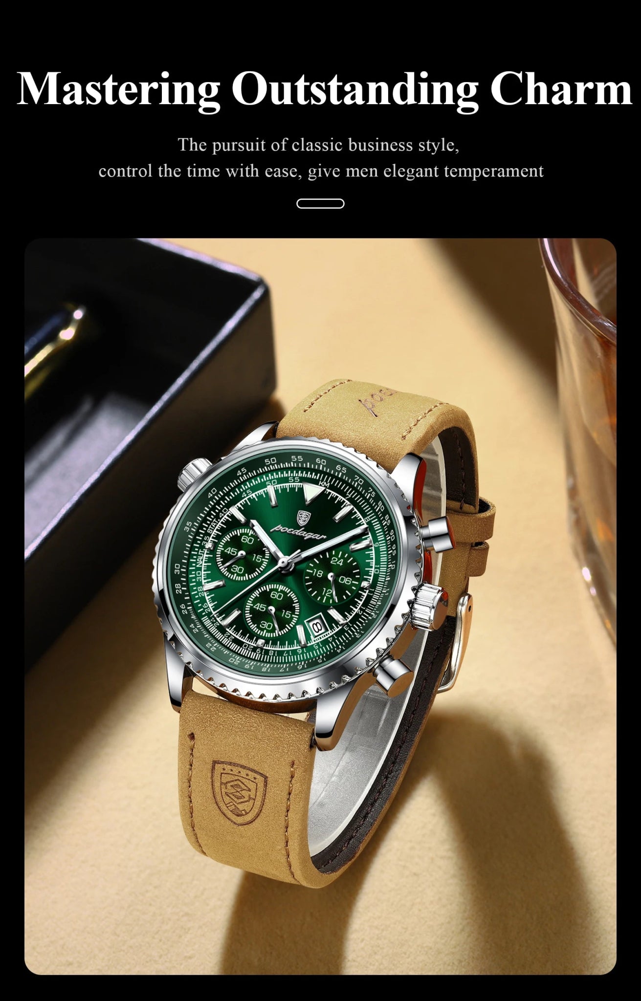 Men's Quartz Watch Waterproof - Shabdeez Store