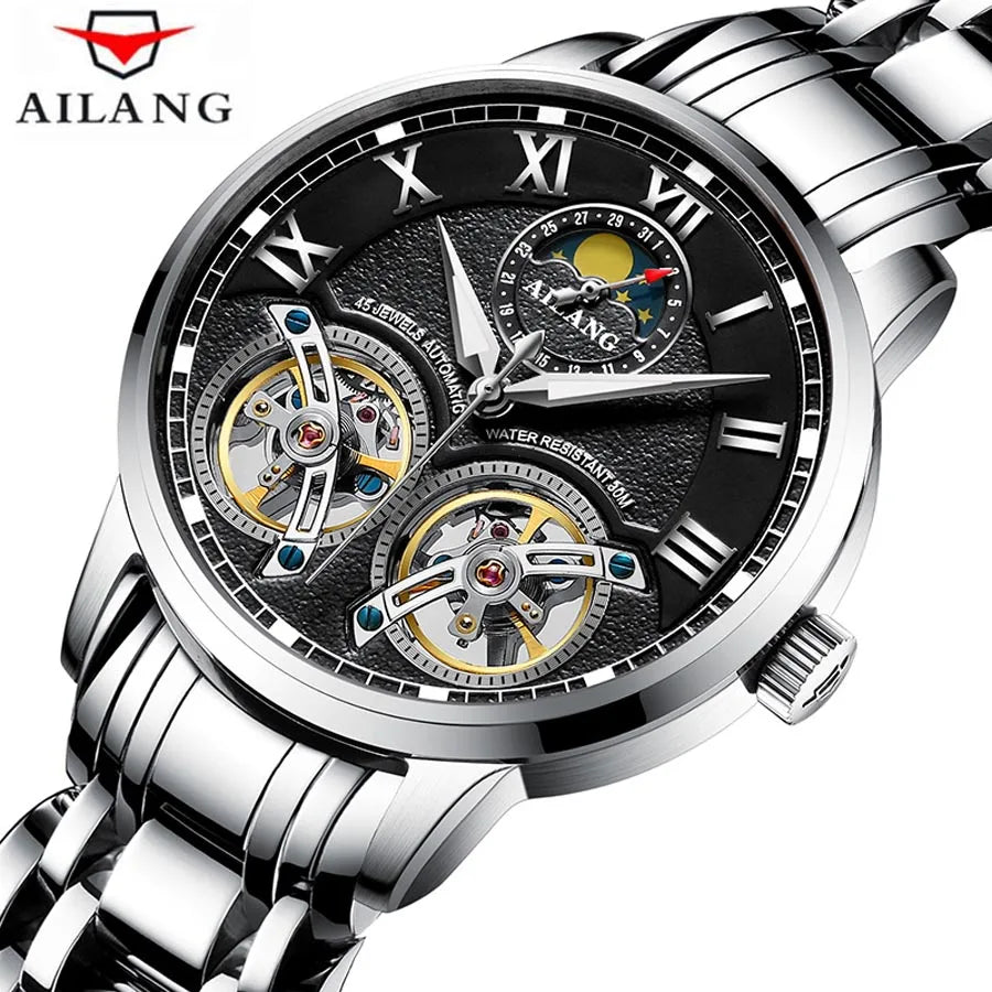 Montre automatique AILANG pour homme, étanche, de qualité professionnelle