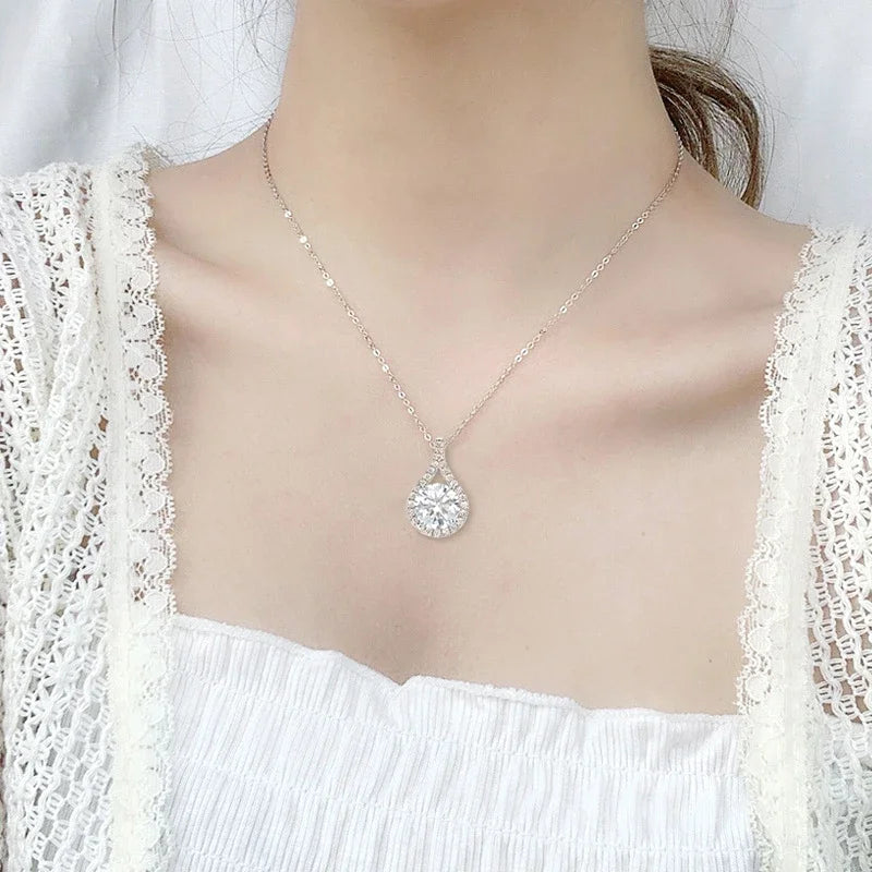 Collier Smyoue en moissanite véritable