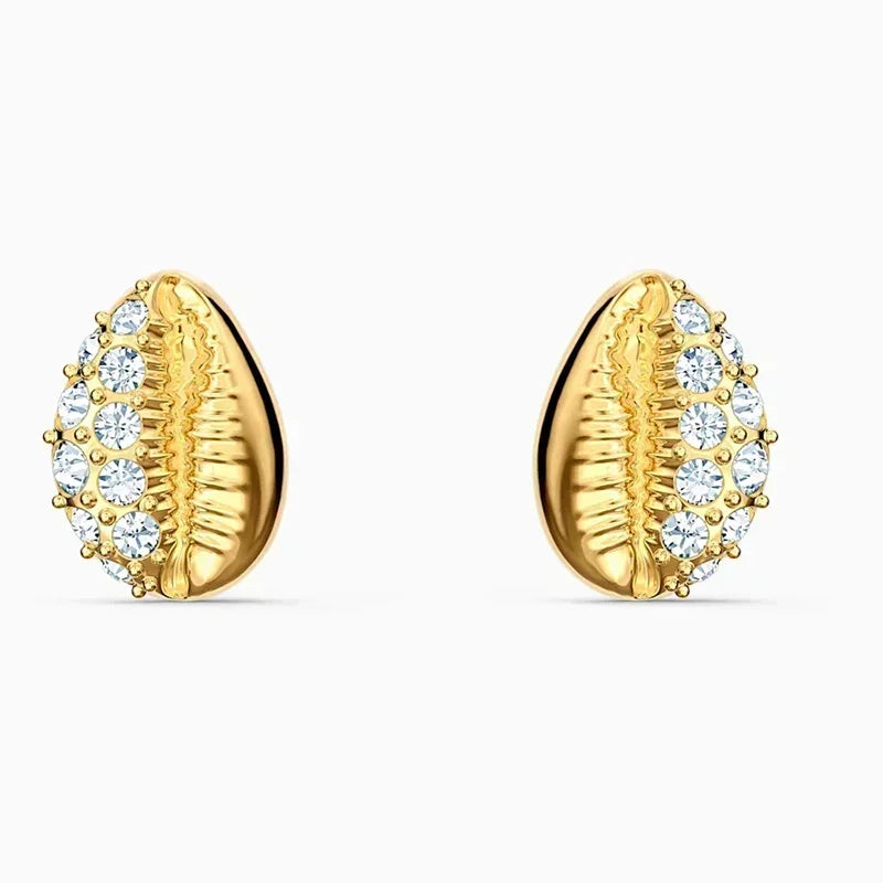 Boucles d'oreilles à tige en argent sterling S925 de qualité supérieure, motif plumes, 2025