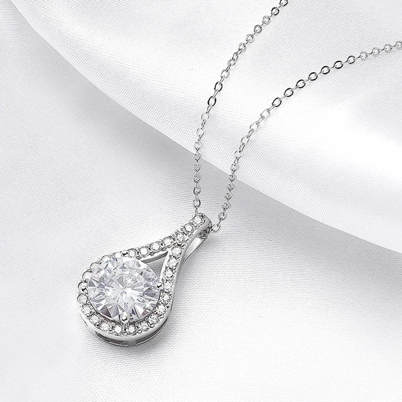 Collier Smyoue en moissanite véritable